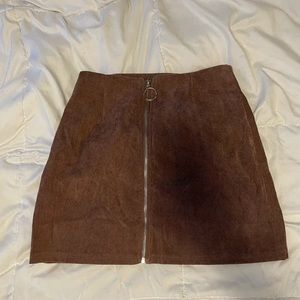 Corduroy skirt